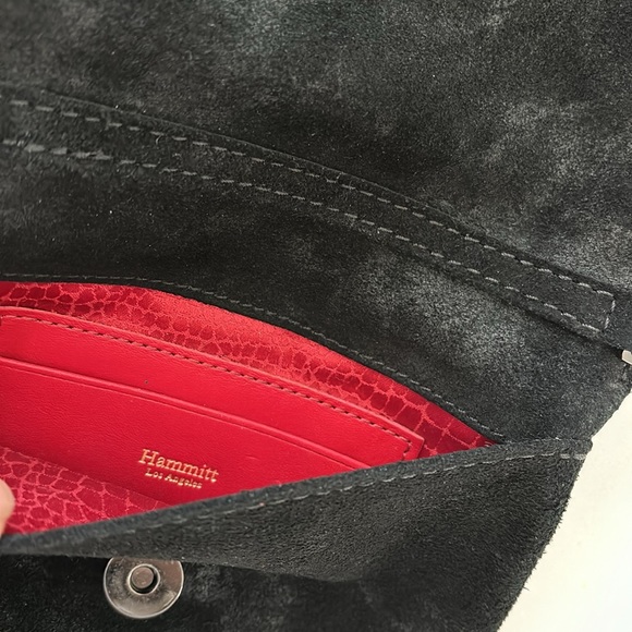 Hammitt Black Suede Mini Crossbody - Picture 4 of 8